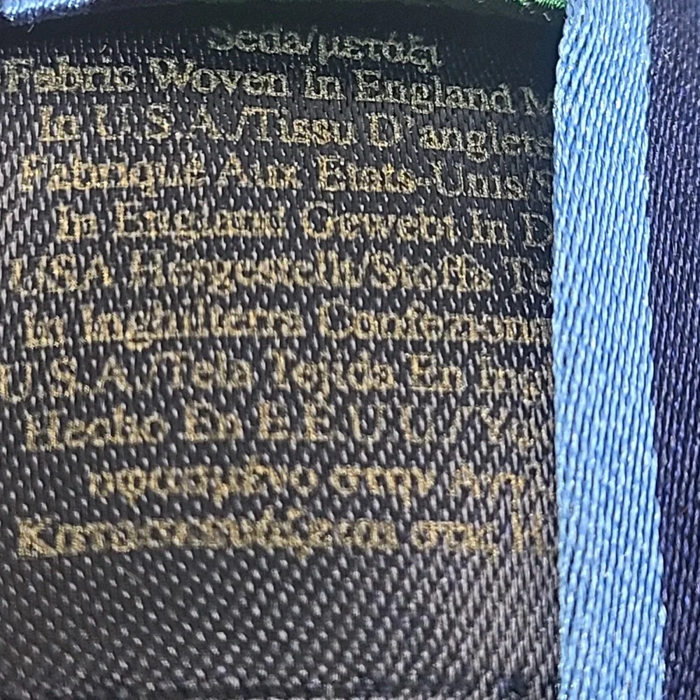 Brooks Brothers Makers and Merchants Rep Tie Blue Green Striped Silk Workwear‎